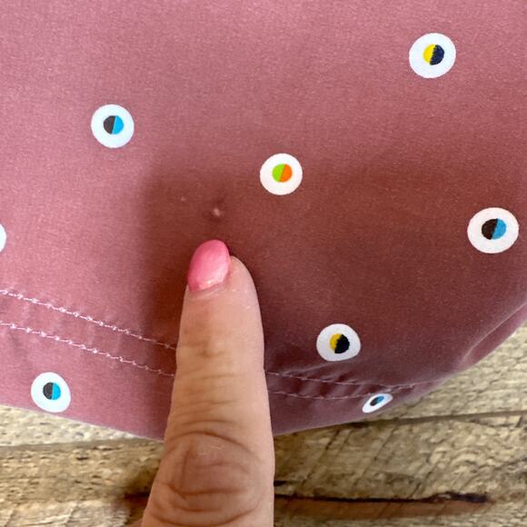 Zanerobe Polka Dot Board Shorts Flat Front Pull-On Size 29 - Picture 4 of 7